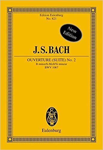 Overture (Suite) No.2 in b minor, BWV 1067. Miniature Score
