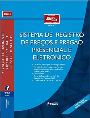 Sistema de Registro de Preços e Pregão Presencial e Eletrônico