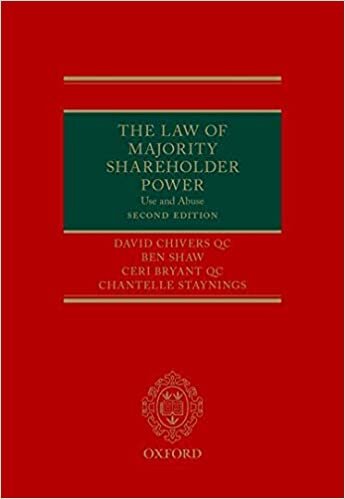 Chivers QC, D: Law of Majority Shareholder Power
