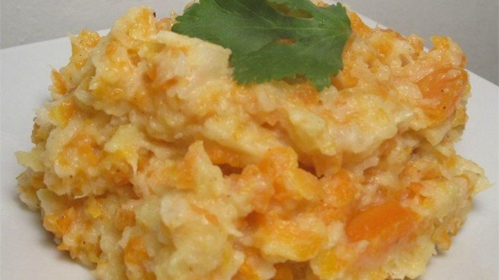Trio of Mashed Roots (Parsnip, Turnip and Carrot) download