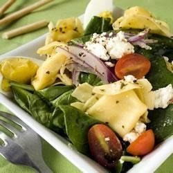 Greek Spinach Salad with Tortellini download