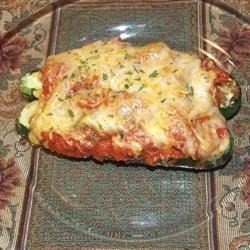 Sausage and Cheese Stuffed Zucchini download