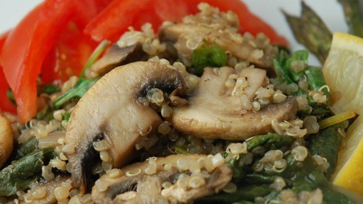 Robin's Quinoa with Mushrooms and Spinach download