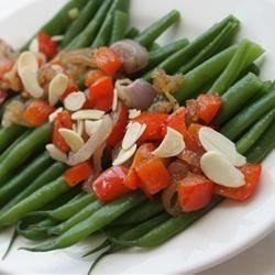 Green Beans with Almonds and Caramelized Shallots
