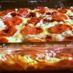 Baked Spaghetti Pizza download