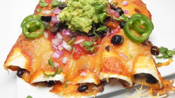 Beef Enchiladas with Homemade Sauce