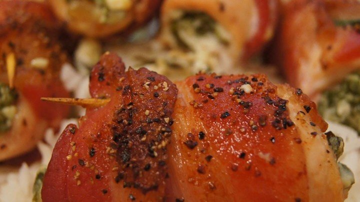 Stuffed and Wrapped Chicken Breast download