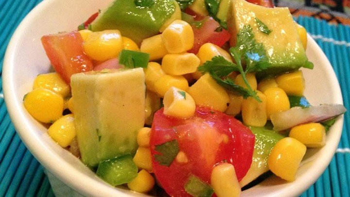 Corn Salad with Lime Vinaigrette