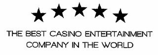 THE BEST CASINO ENTERTAINMENT COMPANY IN THE WORLD