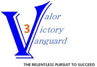 3 VALOR VICTORY VANGUARD THE RELENTLESS PURSUIT TO SUCCEED