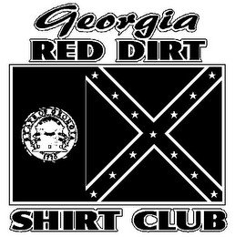 GEORGIA RED DIRT SHIRT CLUB STATE OF GEORGIA 1776