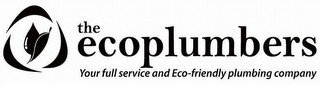 THE ECOPLUMBERS YOUR FULL SERVICE AND ECO-FRIENDLY PLUMBING COMPANY recognize phone
