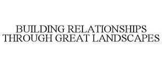 BUILDING RELATIONSHIPS THROUGH GREAT LAN