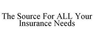 THE SOURCE FOR ALL YOUR INSURANCE NEEDS recognize phone