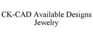CK-CAD AVAILABLE DESIGNS JEWELRY