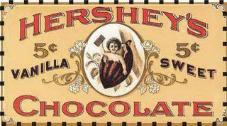 HERSHEY'S CHOCOLATE 5¢ VANILLA SWEET