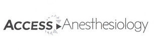 ACCESS ANESTHESIOLOGY recognize phone