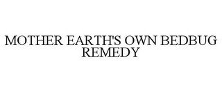 MOTHER EARTH'S OWN BEDBUG REMEDY recognize phone