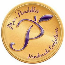 P MRS. PRINDABLE'S HANDMADE CONFECTIONS