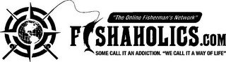 "THE ONLINE FISHERMAN'S NETWORK" FISHAHOLICS.COM SOME CALL IT AN ADDICTION. "WE CALL IT A WAY OF LIFE"