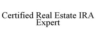 CERTIFIED REAL ESTATE IRA EXPERT recognize phone