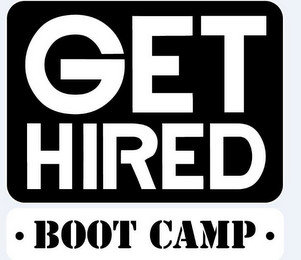 GET HIRED · BOOT CAMP ·