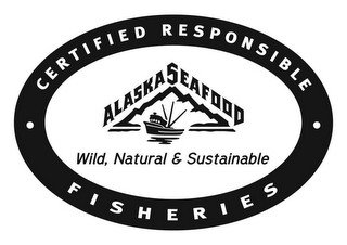 ALASKA SEAFOOD WILD, NATURAL & SUSTAINABLE CERTIFIED RESPONSIBLE FISHERIES