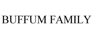 BUFFUM FAMILY