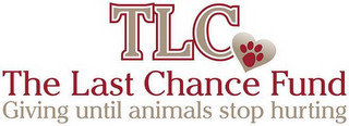 TLC THE LAST CHANCE FUND GIVING UNTIL ANIMALS STOP HURTING
