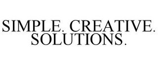 SIMPLE. CREATIVE. SOLUTIONS. recognize phone