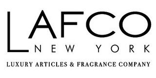 LAFCO NEW YORK LUXURY ARTICLES & FRAGRANCE COMPANY recognize phone