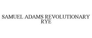 SAMUEL ADAMS REVOLUTIONARY RYE