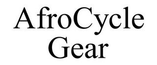 AFROCYCLE GEAR