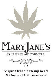 MARY JANE'S SKIN FIRST AID FORMULA VIRGIN ORGANIC HEMP SEED & COCONUT OIL TREATMENT