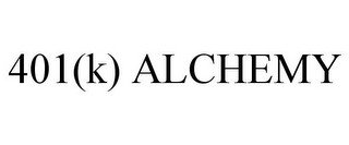 401(K) ALCHEMY