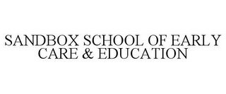 SANDBOX SCHOOL OF EARLY CARE & EDUCATION