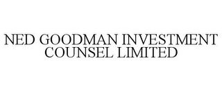 NED GOODMAN INVESTMENT COUNSEL LIMITED