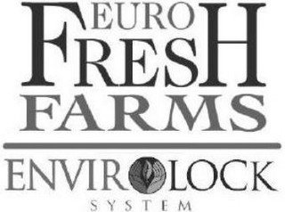 EURO FRESH FARMS ENVIROLOCK S Y S T E M.