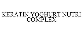 KERATIN YOGHURT NUTRI COMPLEX