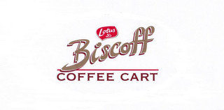 LOTUS BISCOFF COFFEE CART