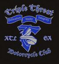 TRIPLE THREAT MOTORCYCLE CLUB ATL GA DEDICATION UNITY INTEGRITY T3
