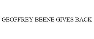 GEOFFREY BEENE GIVES BACK