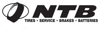 NTB TIRES · SERVICE · BRAKES · BATTERIES