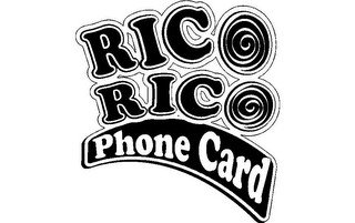 RICO RICO PHONE CARD recognize phone