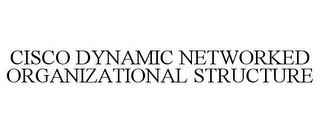 CISCO DYNAMIC NETWORKED ORGANIZATIONAL STRUCTURE