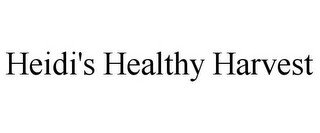 HEIDI'S HEALTHY HARVEST