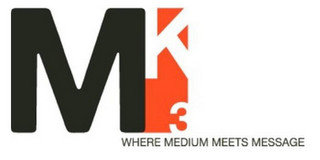MK3 WHERE MEDIUM MEETS MESSAGE