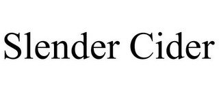 SLENDER CIDER