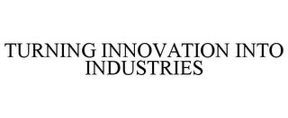 TURNING INNOVATION INTO INDUSTRIES