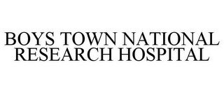BOYS TOWN NATIONAL RESEARCH HOSPITAL recognize phone